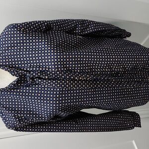 Vintage 1970s Cos Cob Womens Tie Neck  Blouse Size 13/14  Career Work Wear